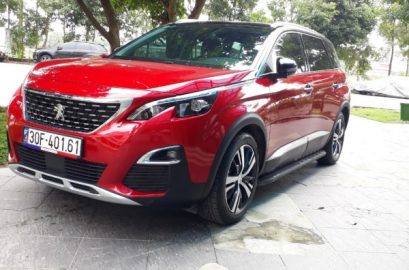 Bệ bước chân Peugeot 5008 loại đúc liên cao cấp lô gô nổi bật